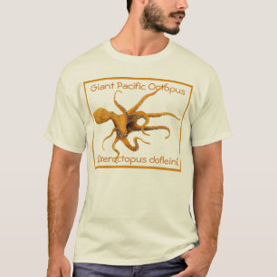 Jätte- Stillahavs- bläckfisk T Shirt