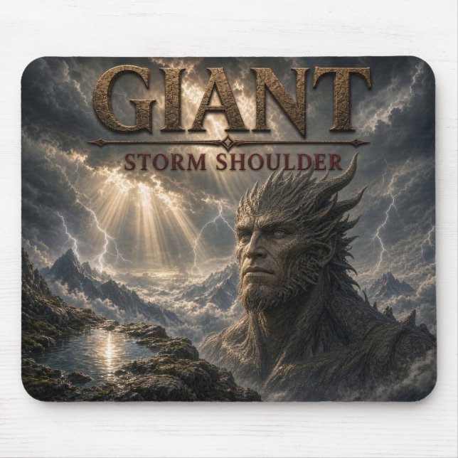 Jätte Storm Shoulder Mörk Realism Musmatta (Framsidan)