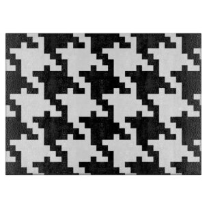Jätte- svartvit houndstooth