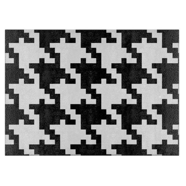 Jätte- svartvit houndstooth (Framsidan)