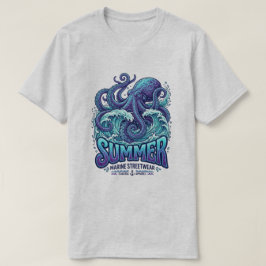 Jätteblå bläckfisk / kläder sommarlov  t shirt