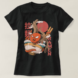 Jättebläckfisk Tentakel Ramen Skål T Shirt