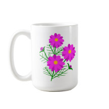Jätteblomkrukor med ljusröda blommor