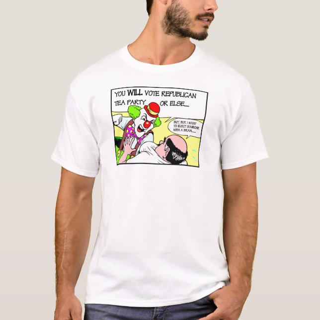 JÄTTEBRA TEABAGGERS TEE SHIRT (Framsida)