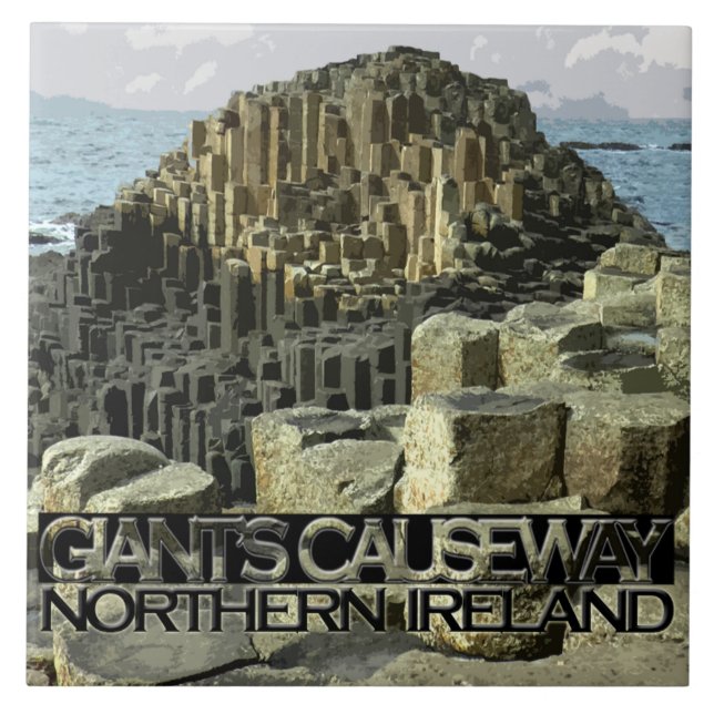 JätteCauseway Kakelplatta (Framsidan)