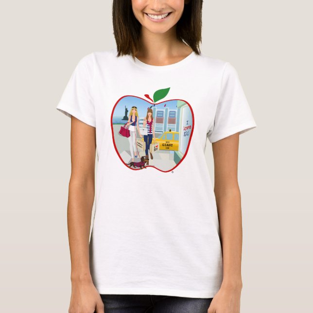 Jättedamskjorta T-shirt (Framsida)