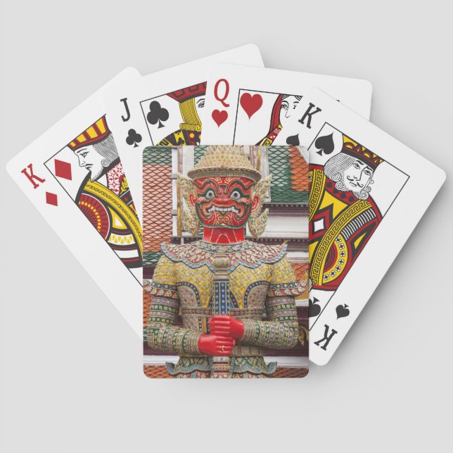 Jättedemonen Suryapop vaktar Casinokort (Baksidan)