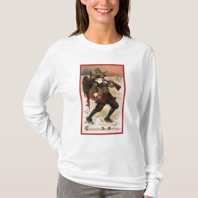 Jätteglad Turkiet jägare T-shirt (Framsida)