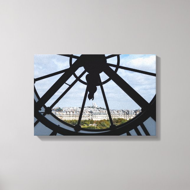 Jätteglasur i Musée d'Orsay - Paris Canvastryck (Framsida)