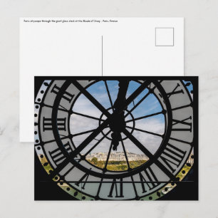 Jätteglasurklocka på Musée d'Orsay - Paris Vykort