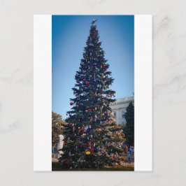 Jättejulgran Holiday Familjetradition Vykort