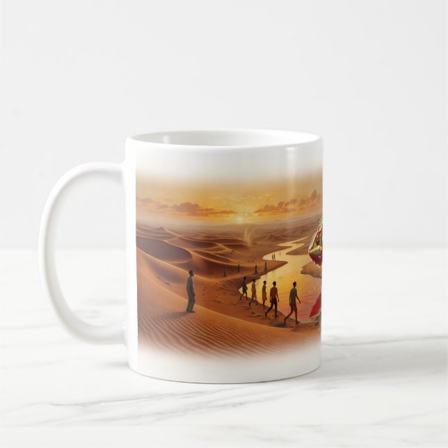 JätteKameleont Öken Flod av Förändring Mugg (Vänster)