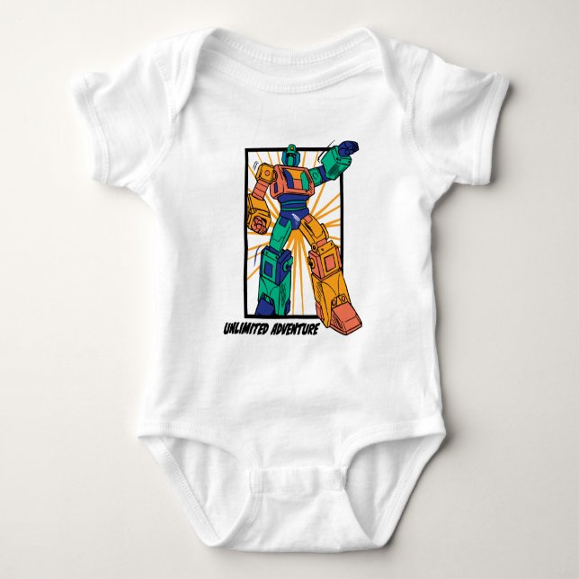 Jättekrigarrobot: Obegränsat Äventyr T Shirt (Framsida)
