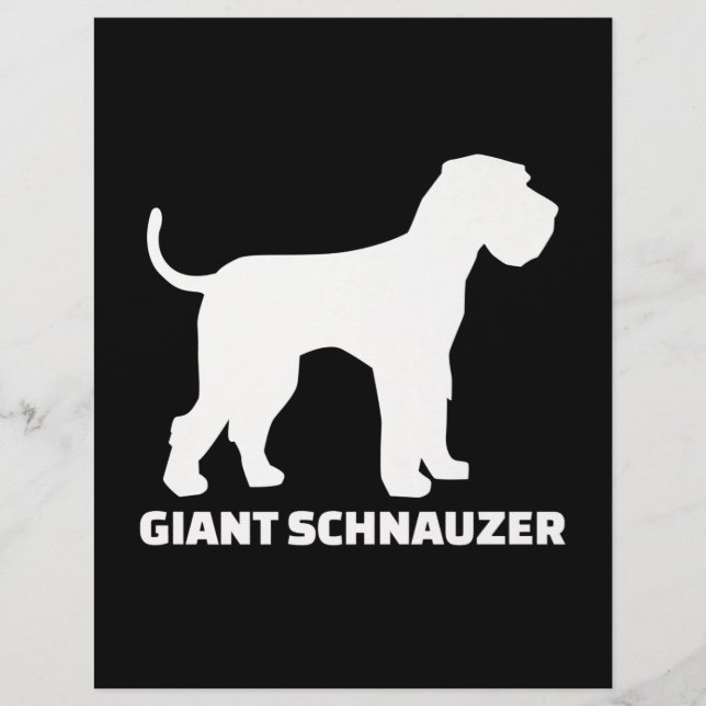 jättelika schnauzer-premie brevhuvud (Framsida)