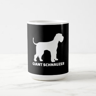 jättelika schnauzer-premie kaffemugg
