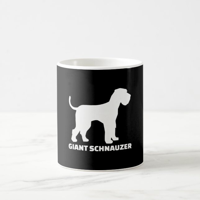 jättelika schnauzer-premie kaffemugg (Center)