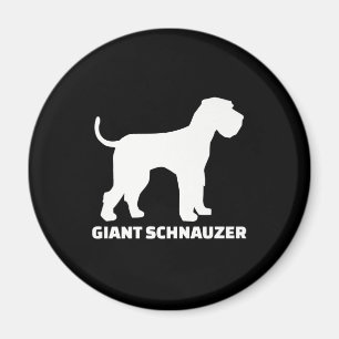 jättelika schnauzer-premie magnet