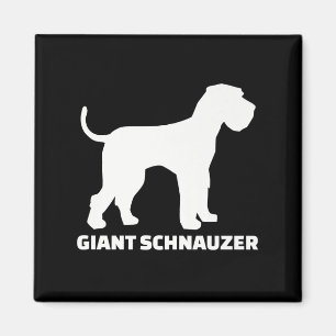 jättelika schnauzer-premie magnet