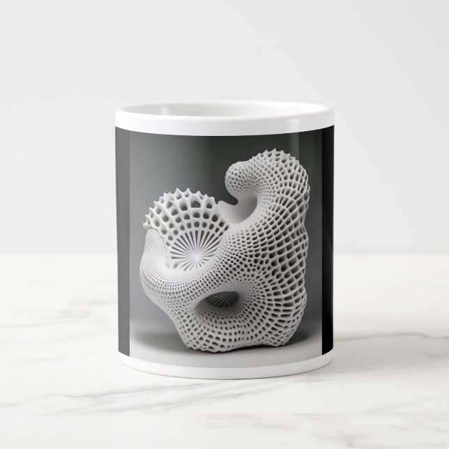 JätteMugg, 0,6l  (Korallskal) Jumbo Mugg (Framsidan)