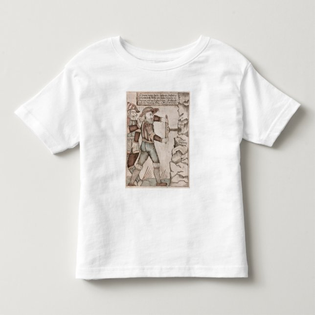 Jätten Baugi som övertalas av Odin T-shirt (Framsida)
