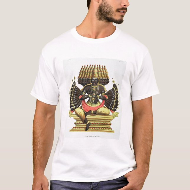 Jätten Ravana (färglithoen) T-shirt (Framsida)