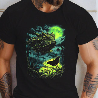 Jättepaddhuvud träsk natt t shirt