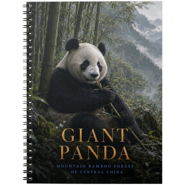 Jättepanda Bambu Skog DJUR Anteckningsbok (Skapare uppladdad)