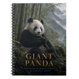 Jättepanda Bambu Skog DJUR Anteckningsbok