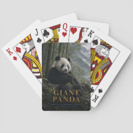 Jättepanda Bambu Skog DJUR Poker Casinokort
