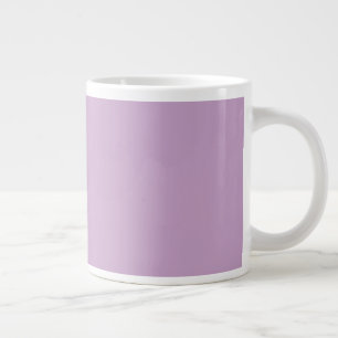 Jättestor kaffemugg i mjuk pastellfärg i lila nyan jumbo mugg