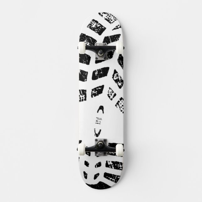 Jättestora fotavtryck skateboard (Framsida)