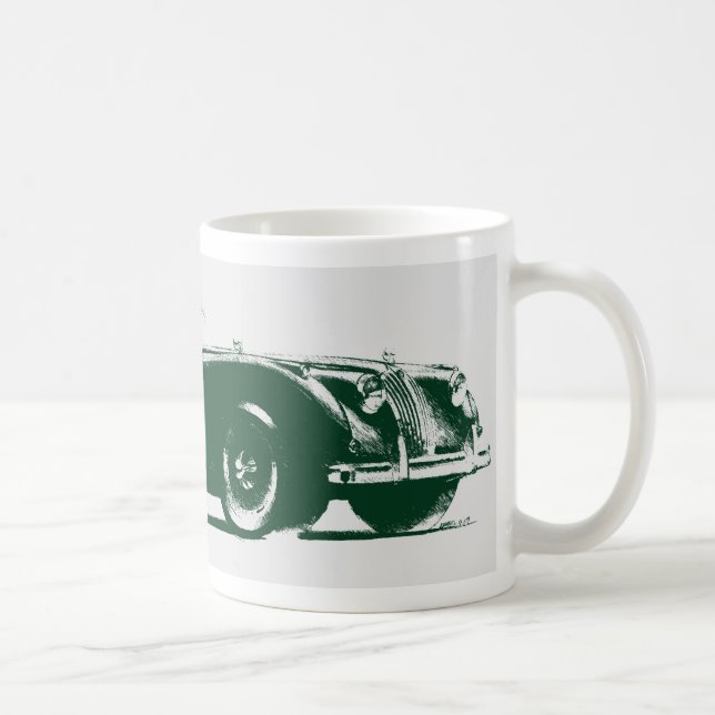 Jaugar xk140 kaffemugg (Höger)
