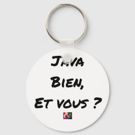 JAVA BIEN, ET VOUS ? - Jeux de mots Nyckelring