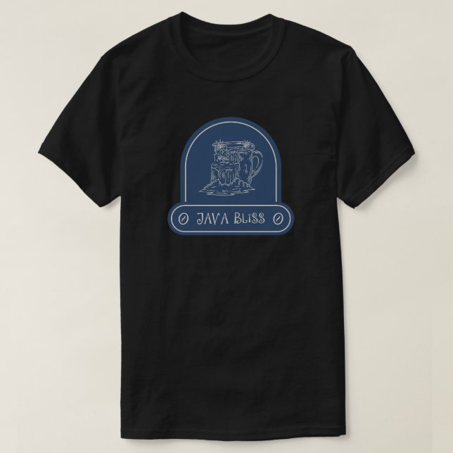 Java Bliss - Kaffe - Kaffein - Drick T Shirt (Design framsida)