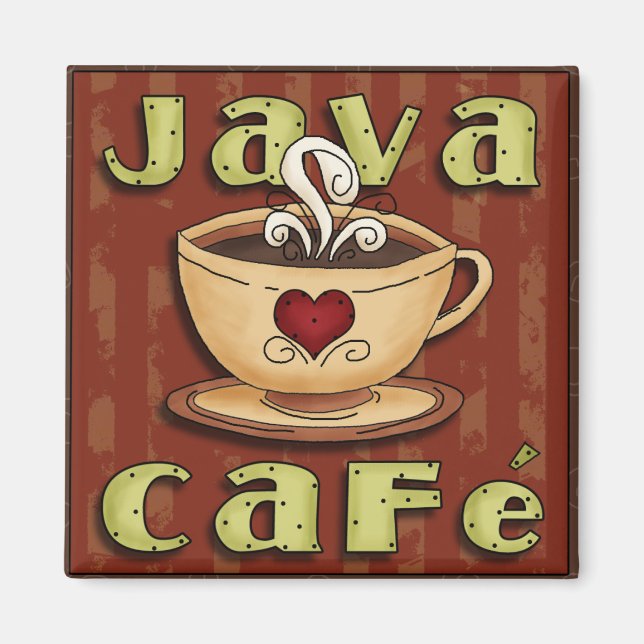 Java Cafe Magnet (Framsidan)