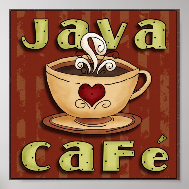 Java Cafe Poster (Framsidan)