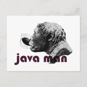 Java Clay Man Vykort