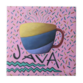 Java Coffee Ceramic Tile Kakelplatta