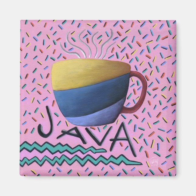 Java Coffee Magnet (Framsidan)