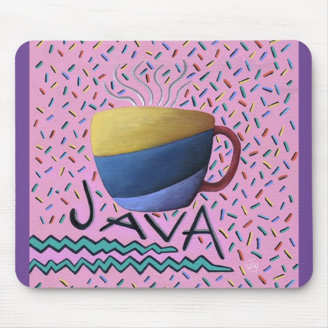 Java Coffee Mouse Pad Musmatta (Framsidan)