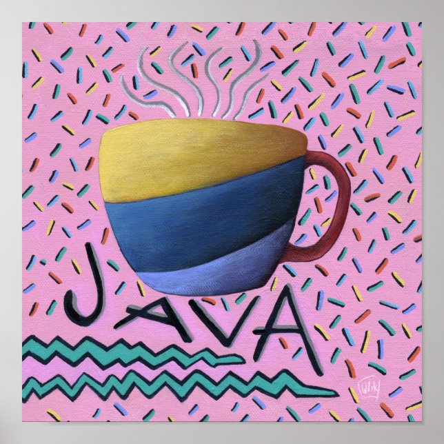 Java Coffee Poster (Framsidan)