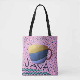 Java Coffee Tote Bag Tygkasse