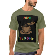 Java Developer Manar T-Shirt Black