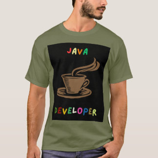 Java Developer Manar T-Shirt Black