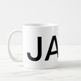 JAVA Giant Text Kaffemugg