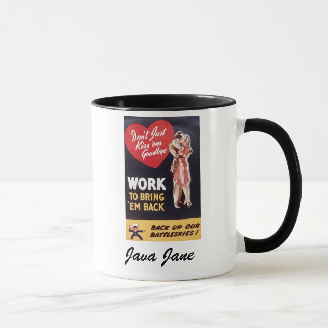 Java Jane "mugg för kyssen" Mugg (Höger)