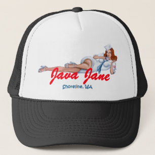 Java Jane truckerkepsplocka din färg Keps