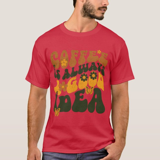 Java Joy kaffedesign perfekt present T Shirt (Framsida)