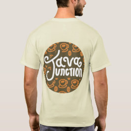 Java Junction Coffee och Bean Shirt Brown Backside T