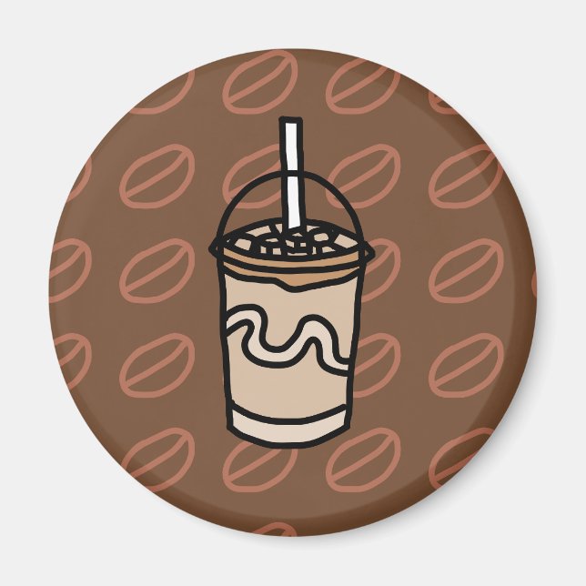 Java Junction Iced Latte Magnet (Framsidan)